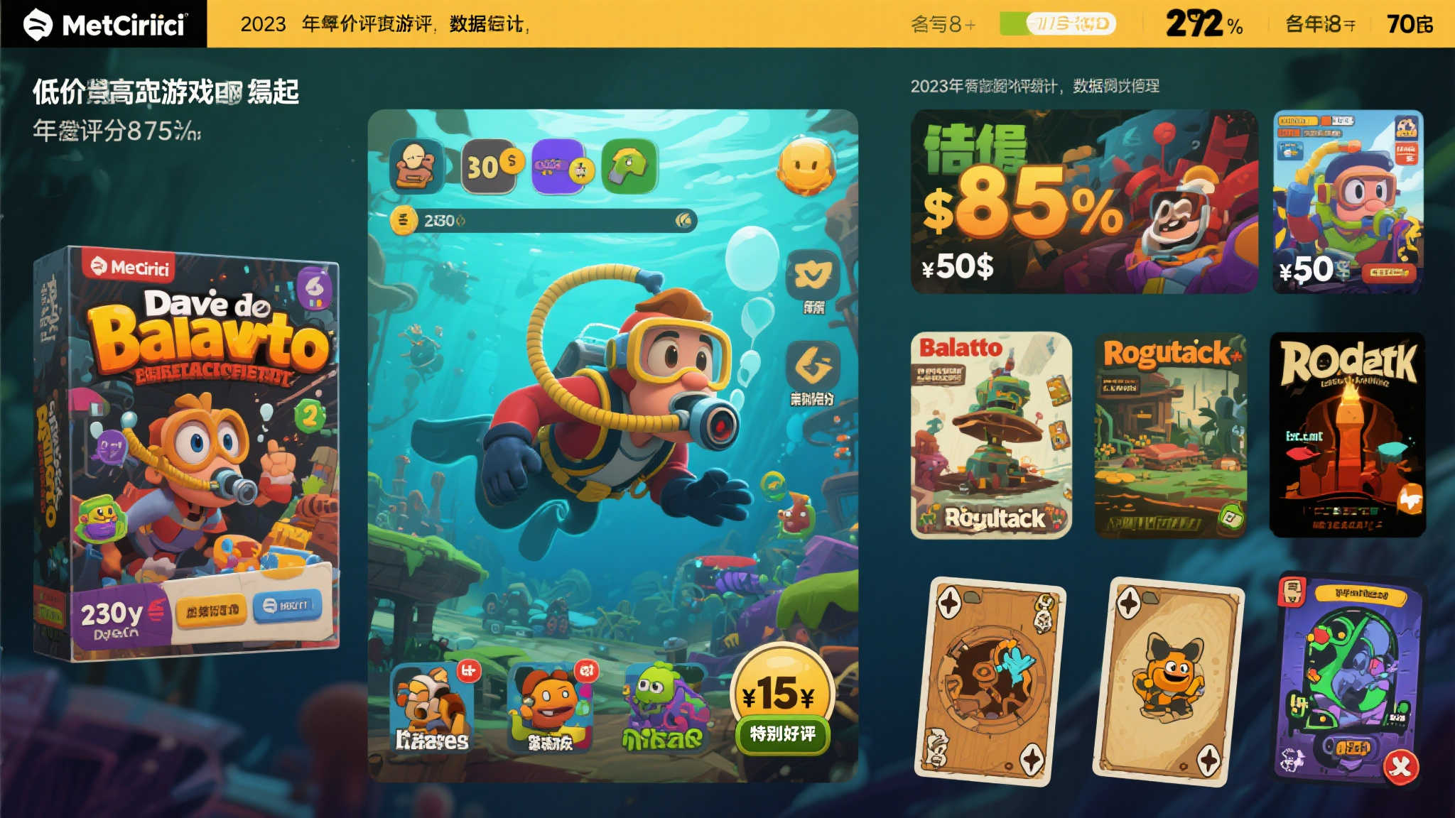 低价高分游戏的崛起：数据说话
根据20